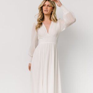 Baltic Born Olivia Maxi Dress | White Size XL - New with Tags!